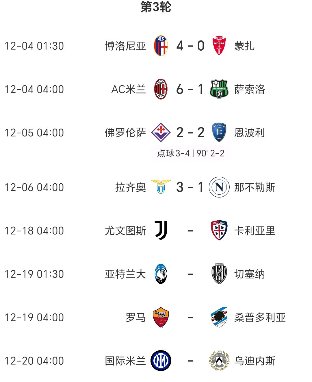 尤文图斯主场全胜，雄眉俯瞰男团积分榜 